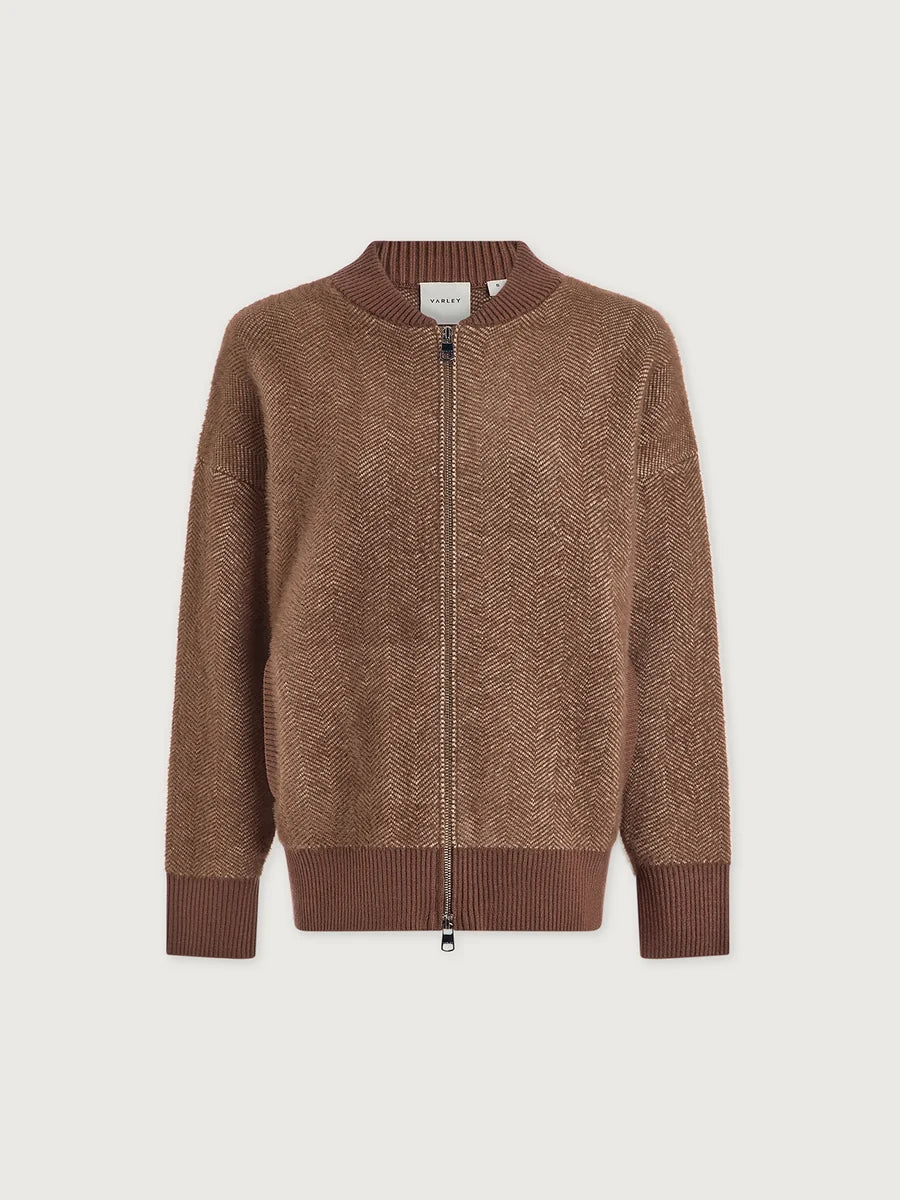 Zenia Zip-Through Knit Jacket