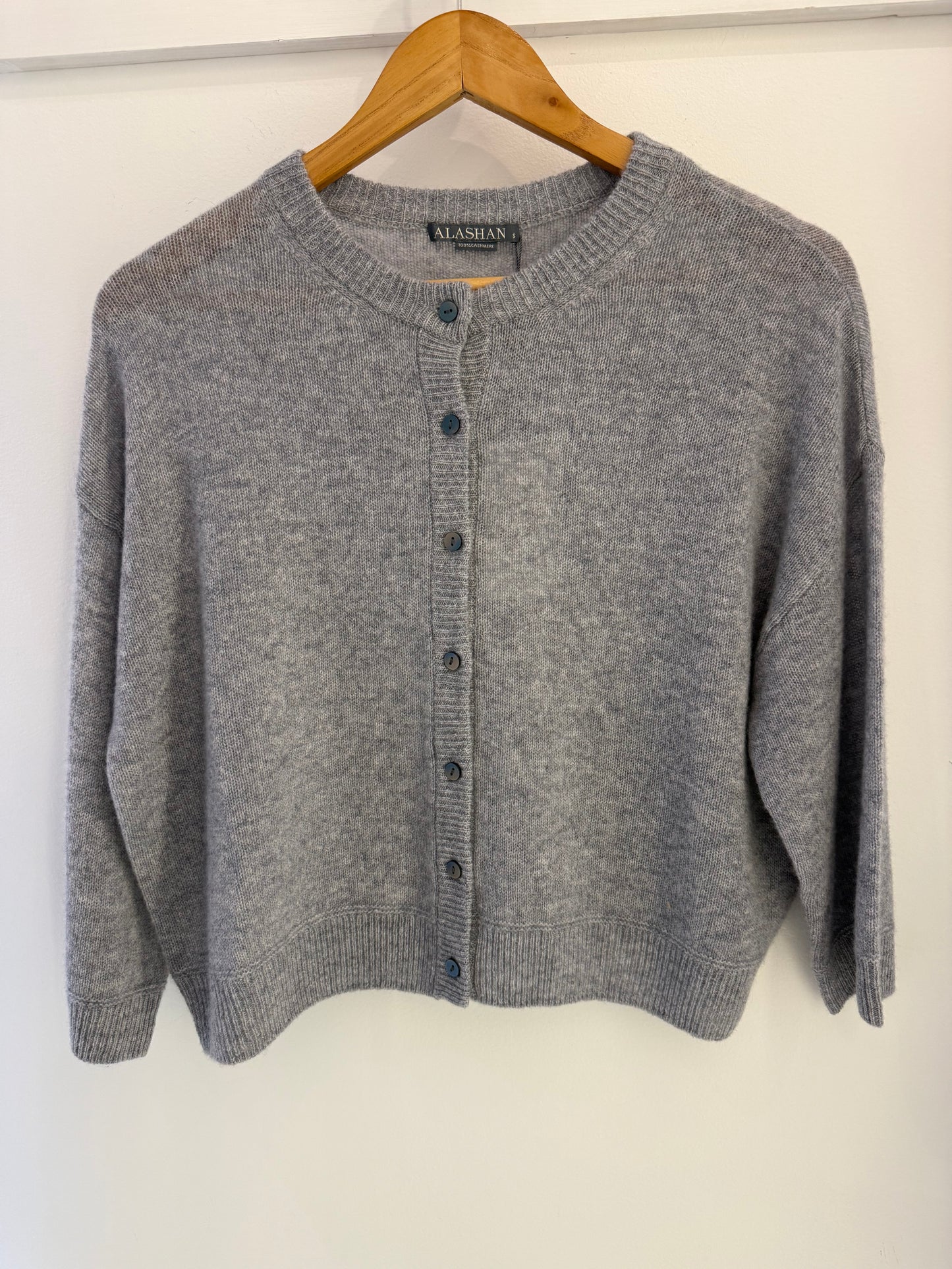 Hillary Button Cardigan Grey