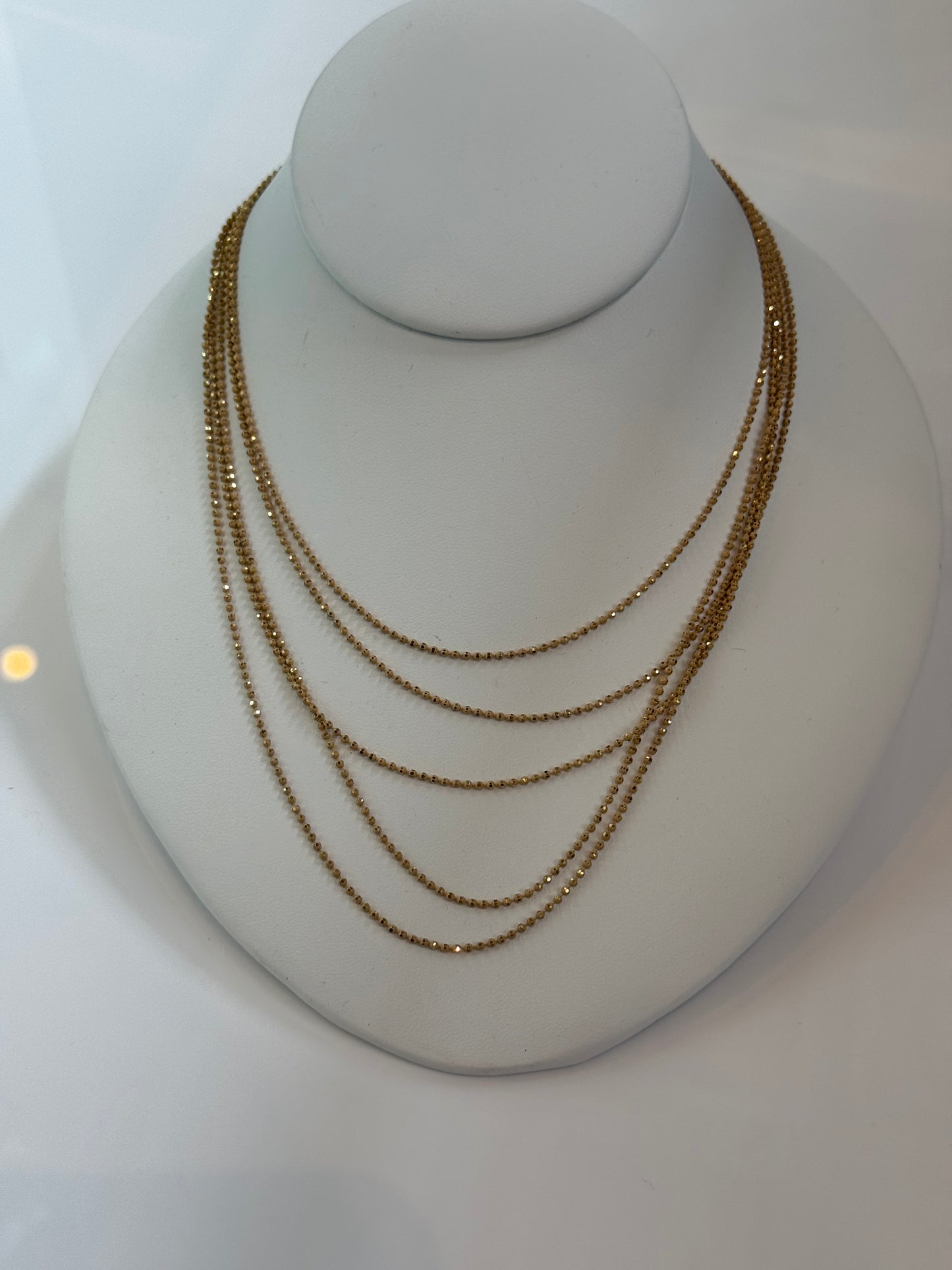 Cinq-5 Chain Necklace, Cream
