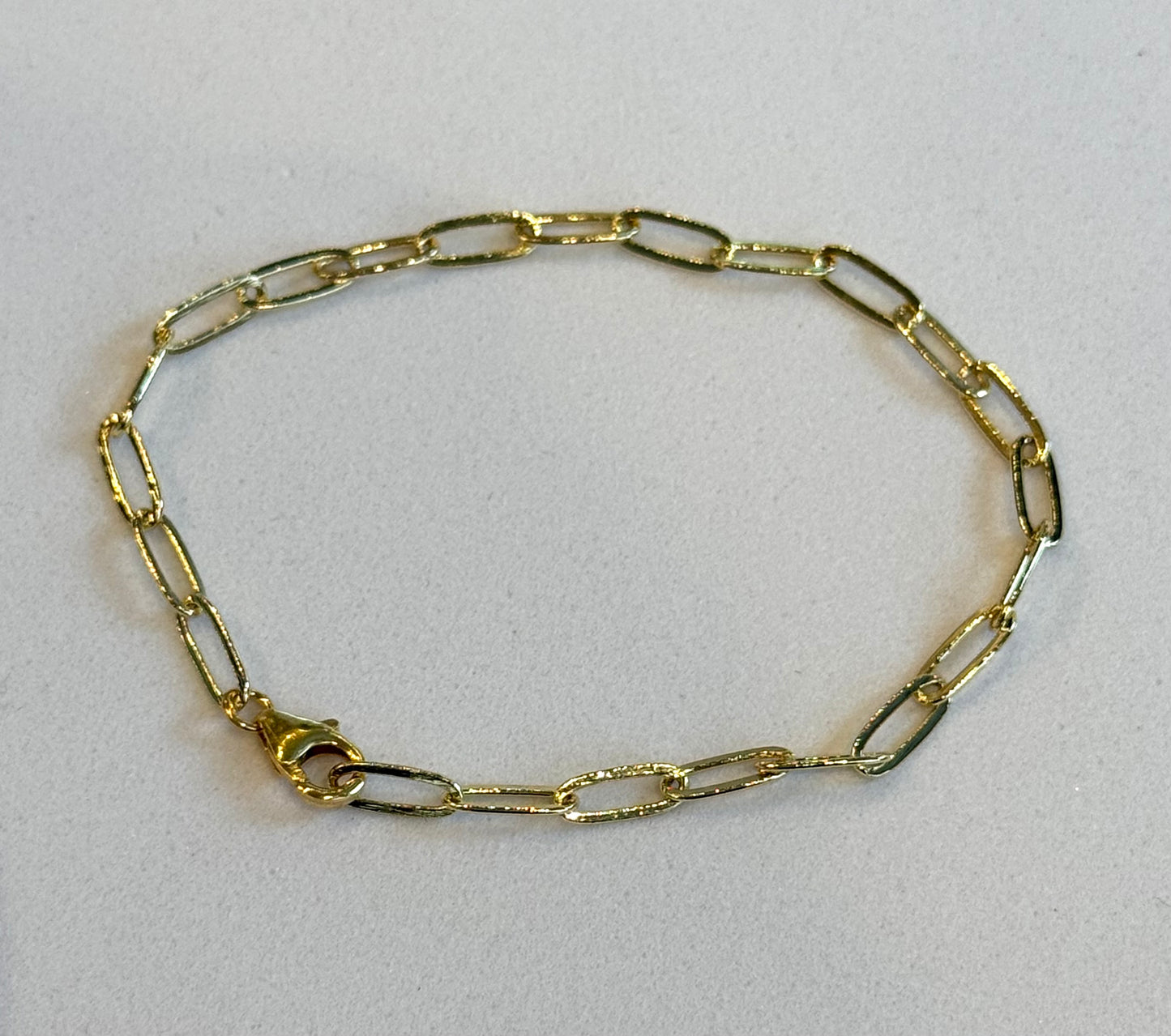Paperclip Bracelet/Gold