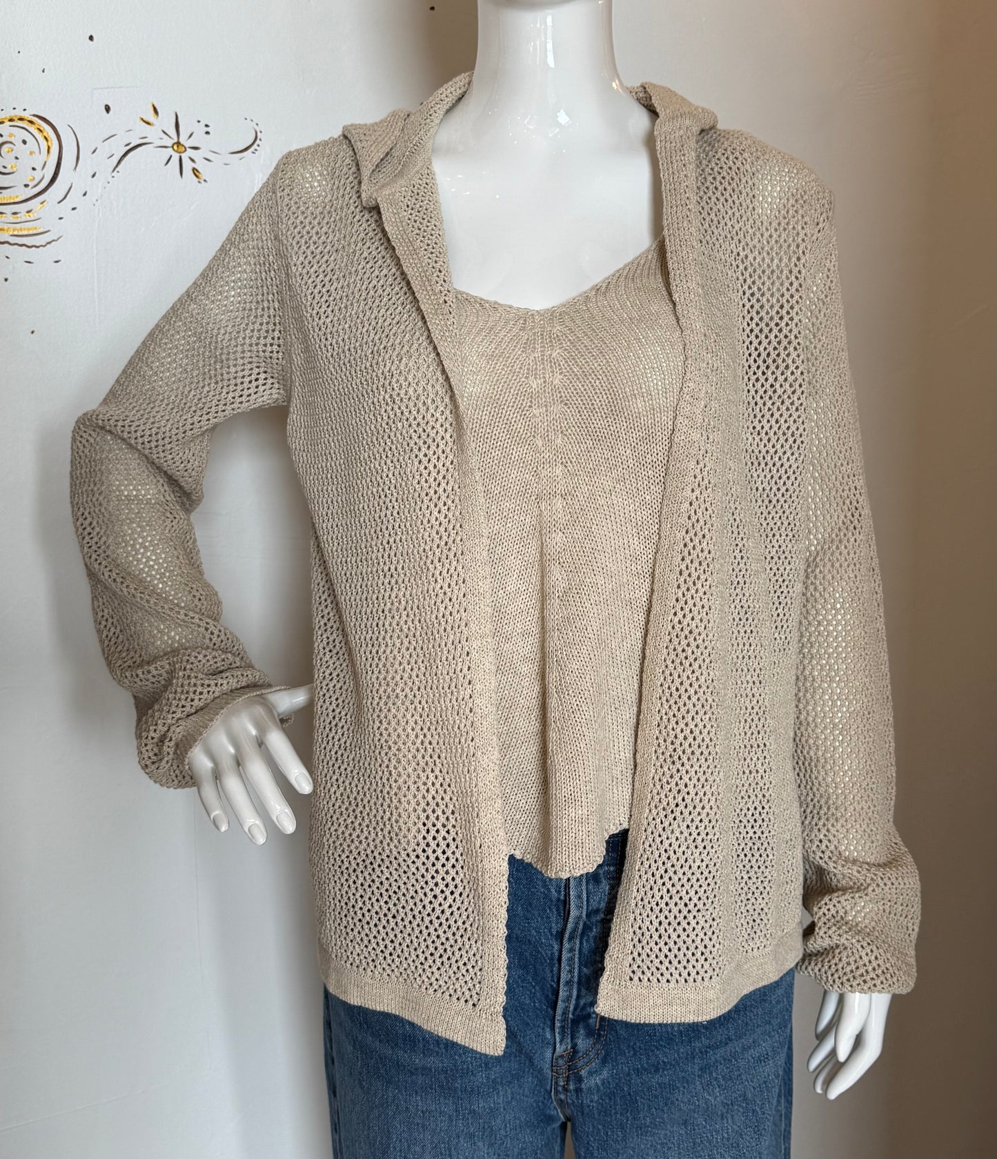 Santorini Knit Jacket Sand
