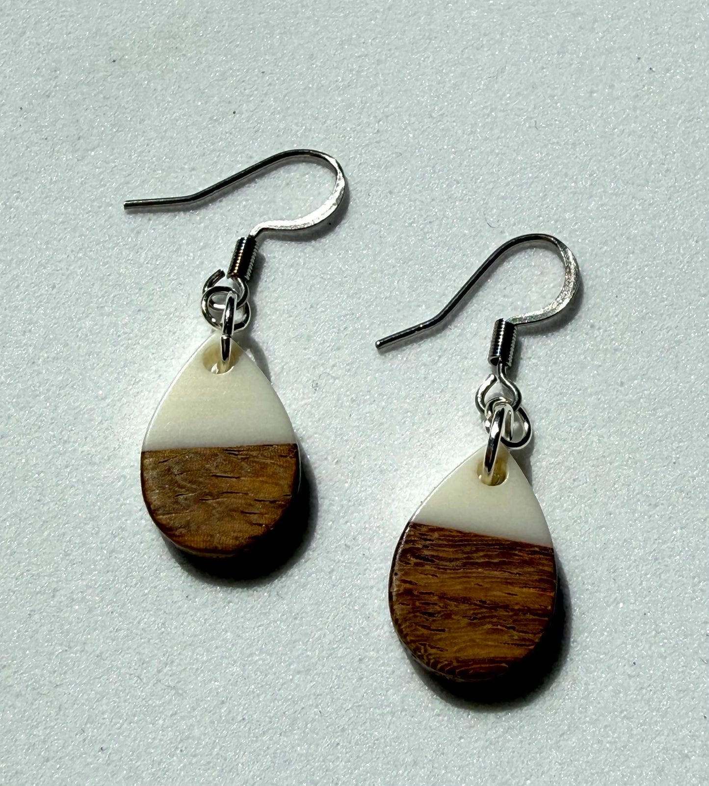 Woodland Drop Earrings White
