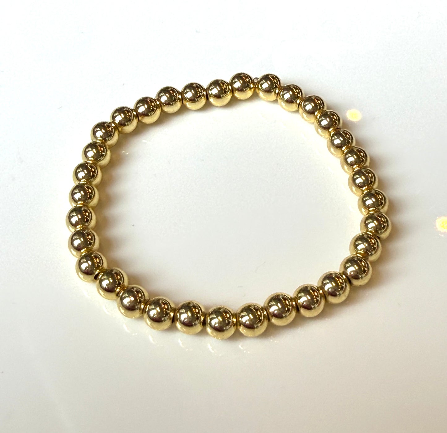 Gold Beaded Bracelet