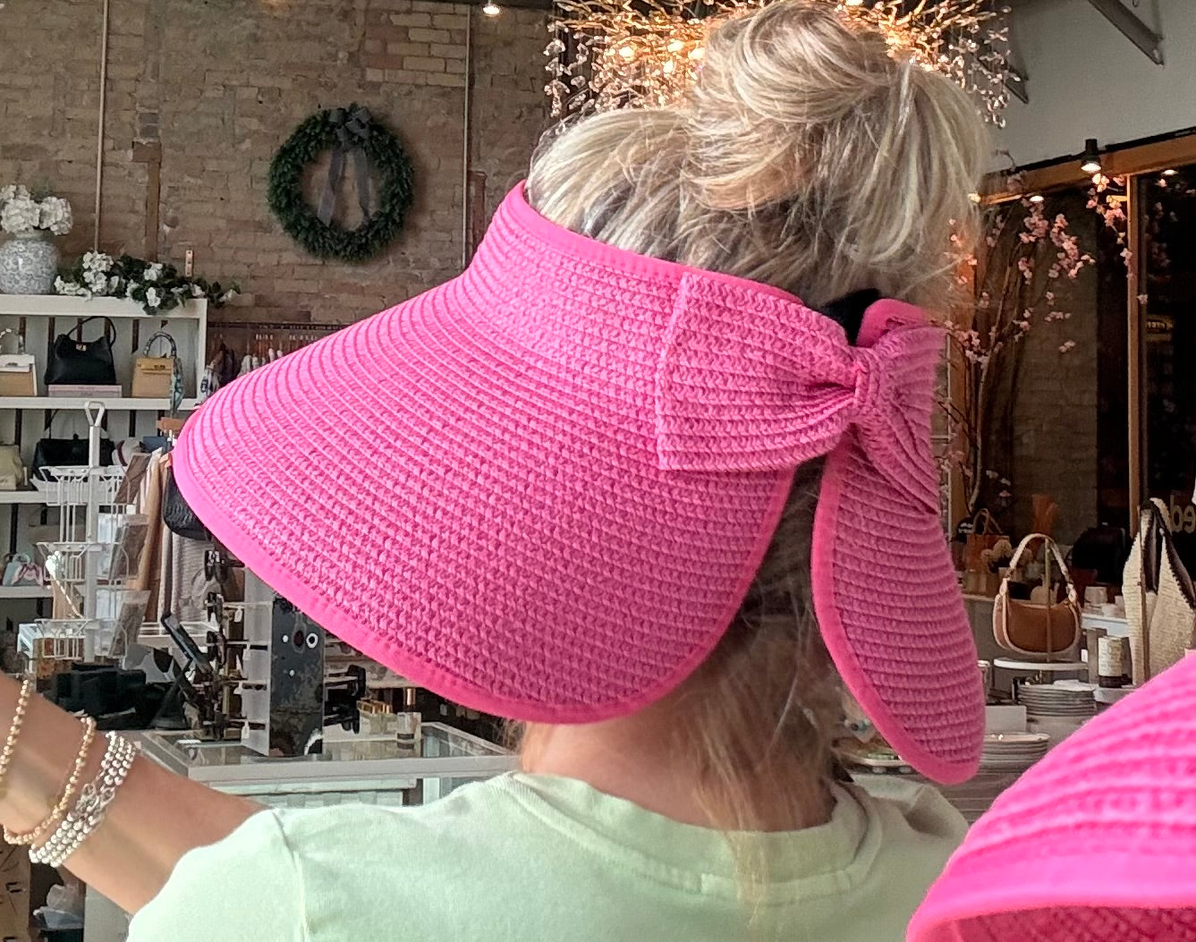 Packable Visor Pink