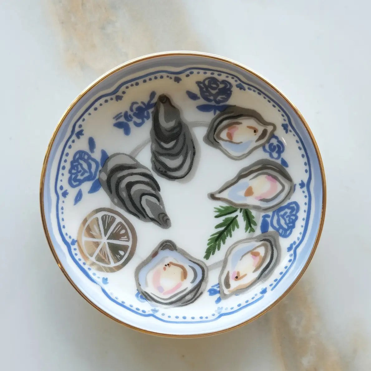 Oyster Porcelaine Dish