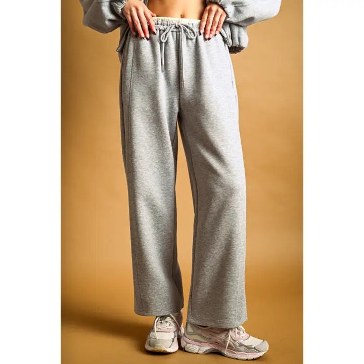 Grey Layered Sweatpants