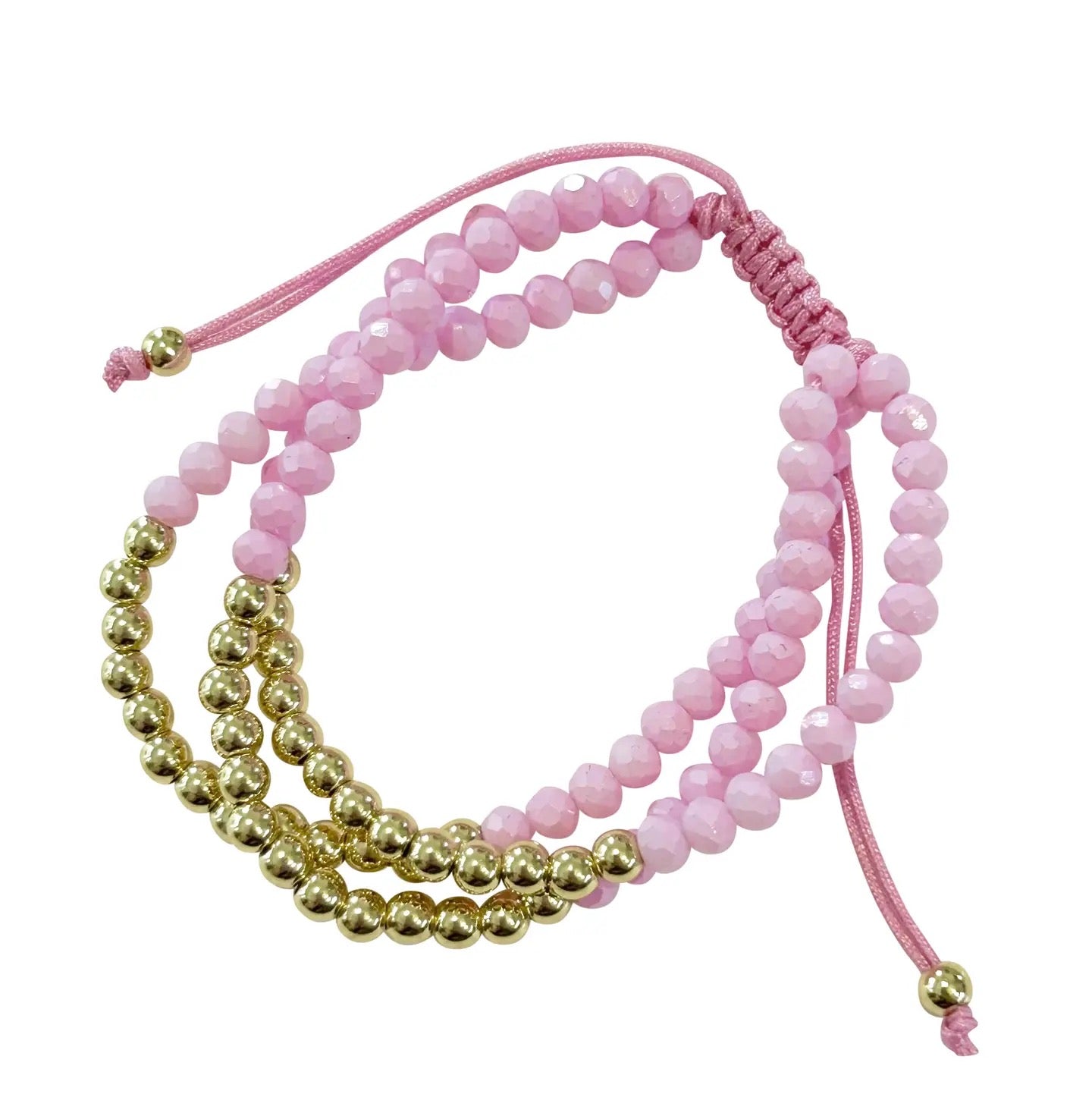 Sammy Pink Adjust Bracelet
