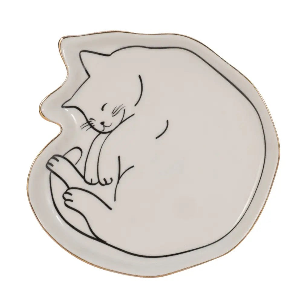 Ceramic Cat Dish