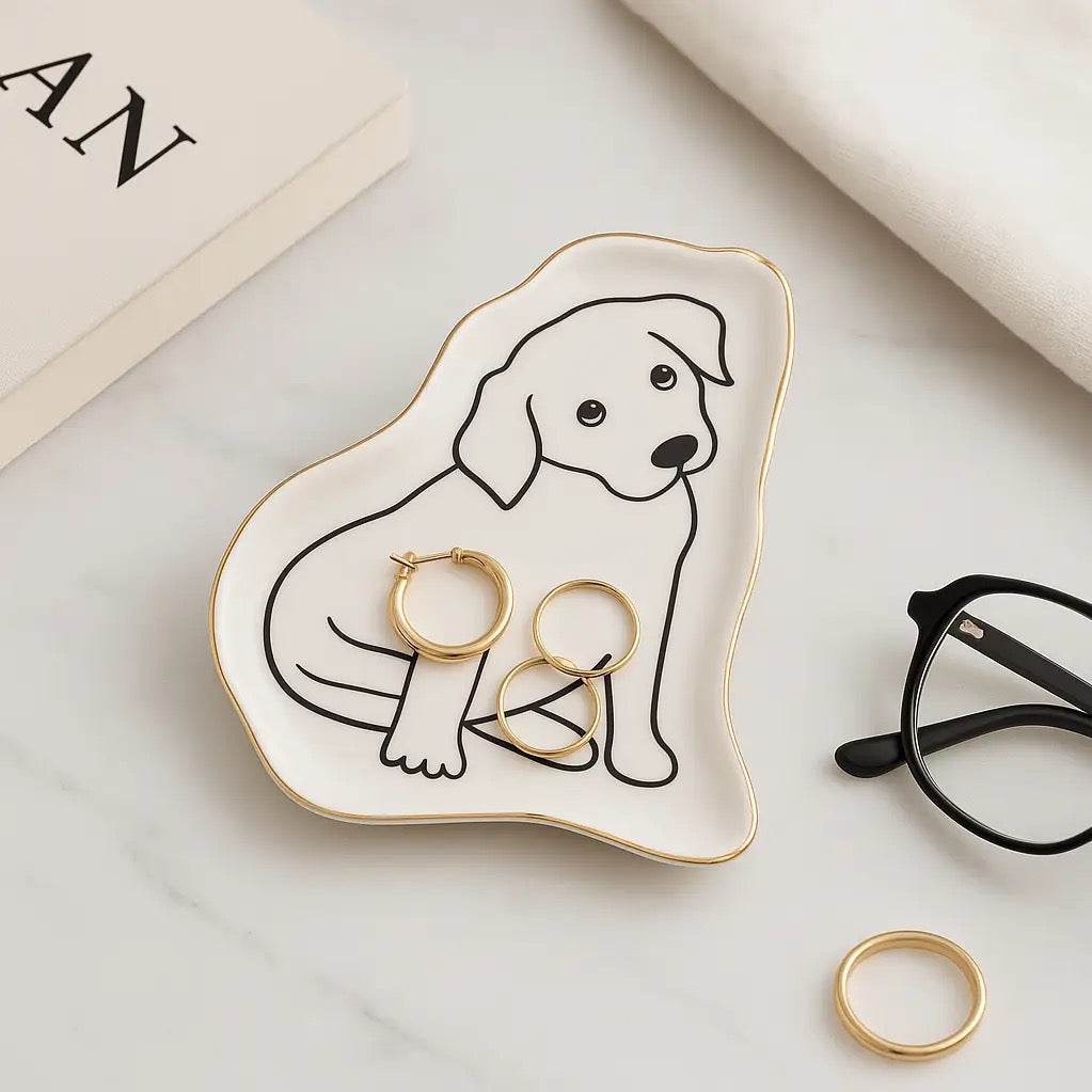 Puppy Ceramic Dish