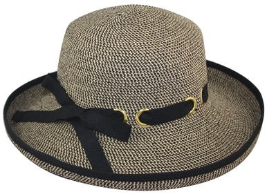 Black Tweed Kettle brim Hat