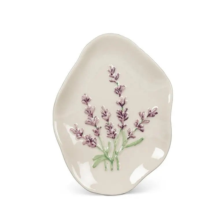 Lavender Flowers Dish