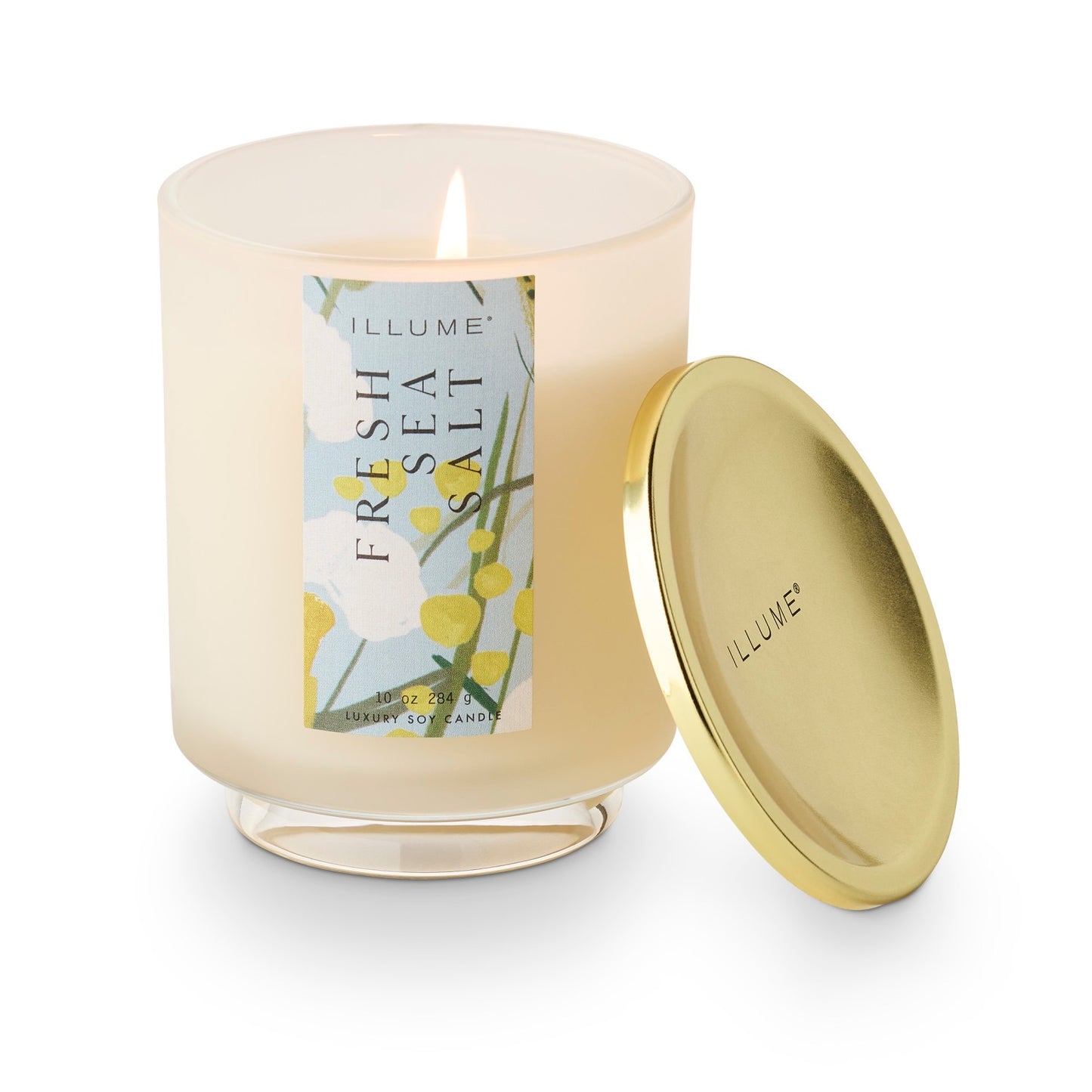 Fresh Sea Salt Glass Candle
