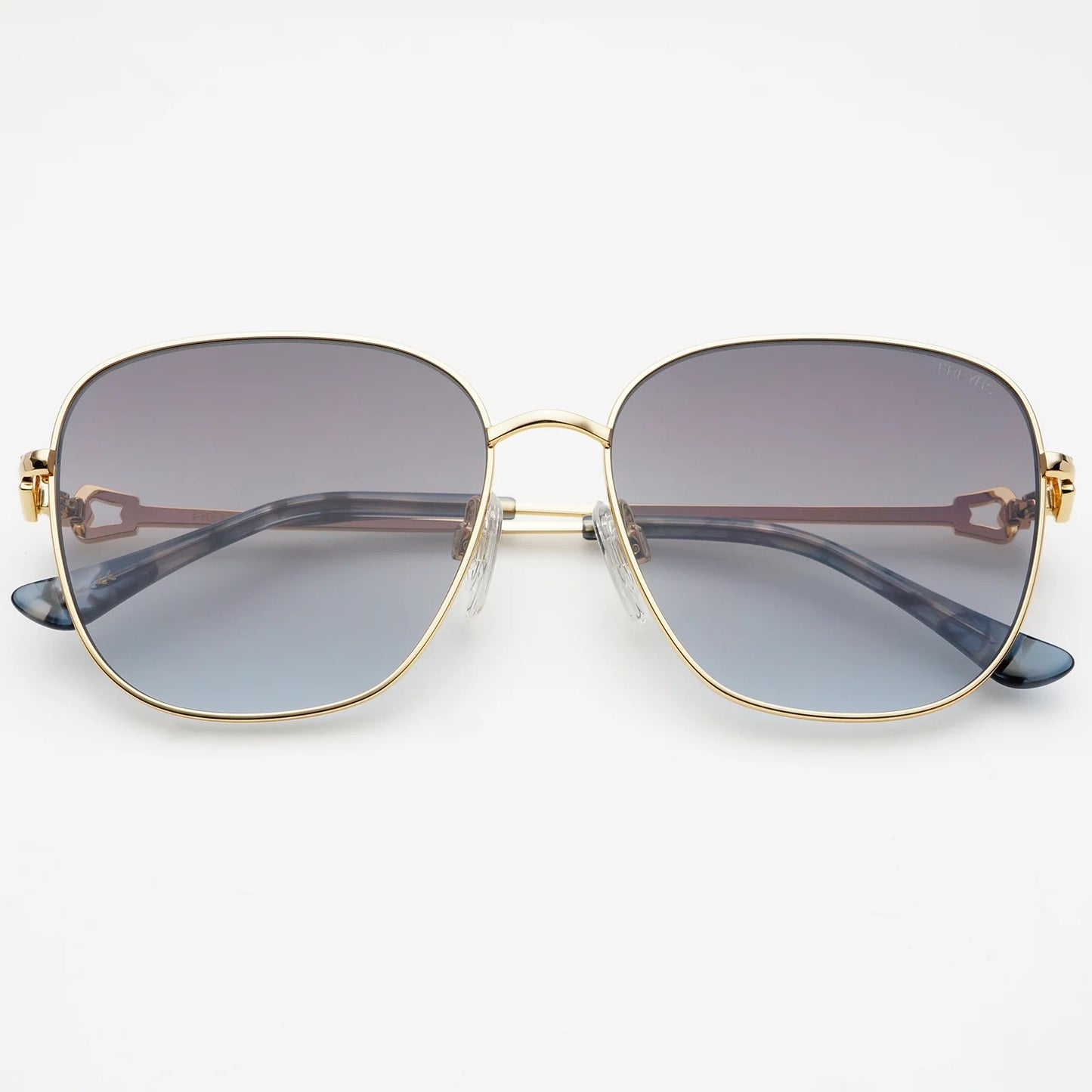 Lea Round Grey Sunglasses