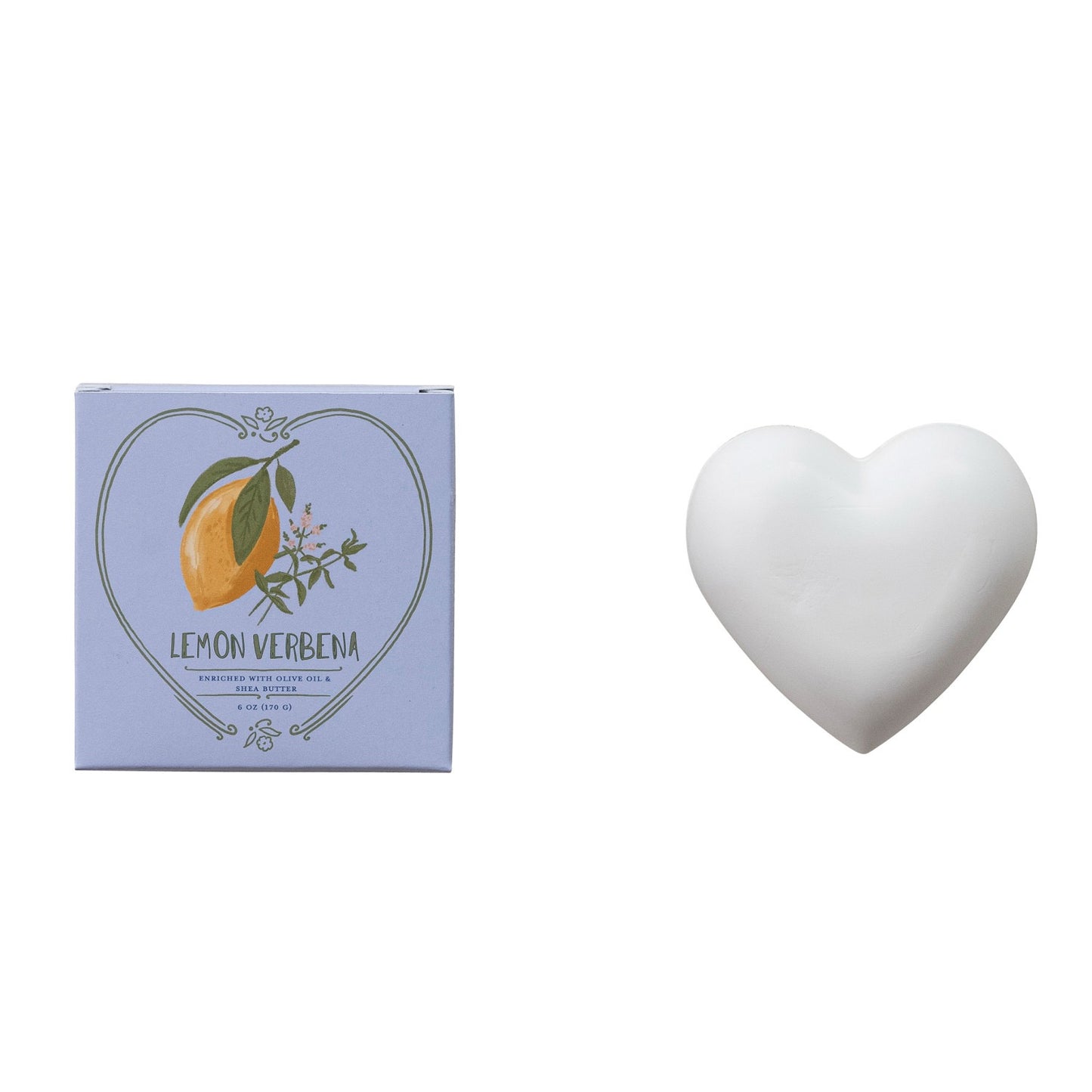 Lemon Verbena Heart Soap