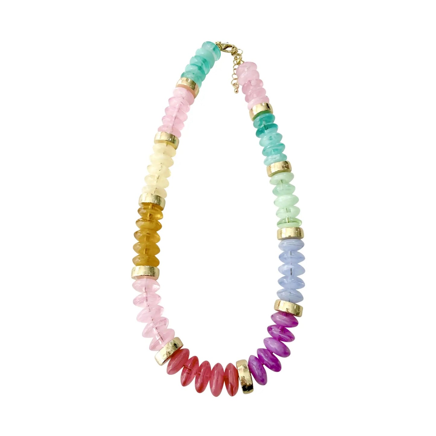 Callow Beaded Necklace,Rainbow