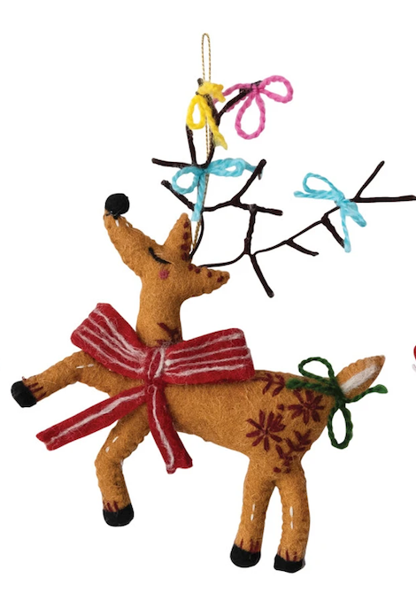 Wool Felt Ornament, 3 Styles