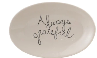 Plate with Fall Saying, 4 Styles
