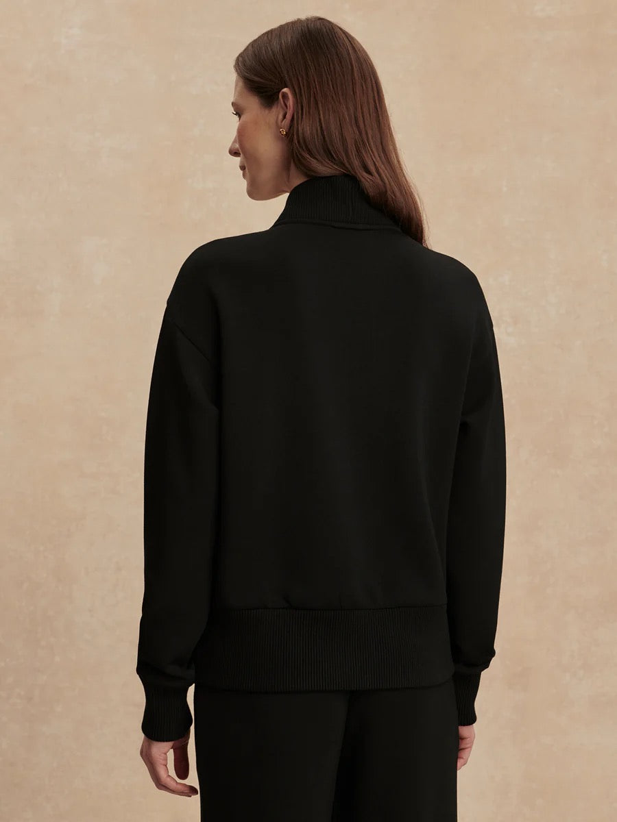 Davidson Half Zip Black