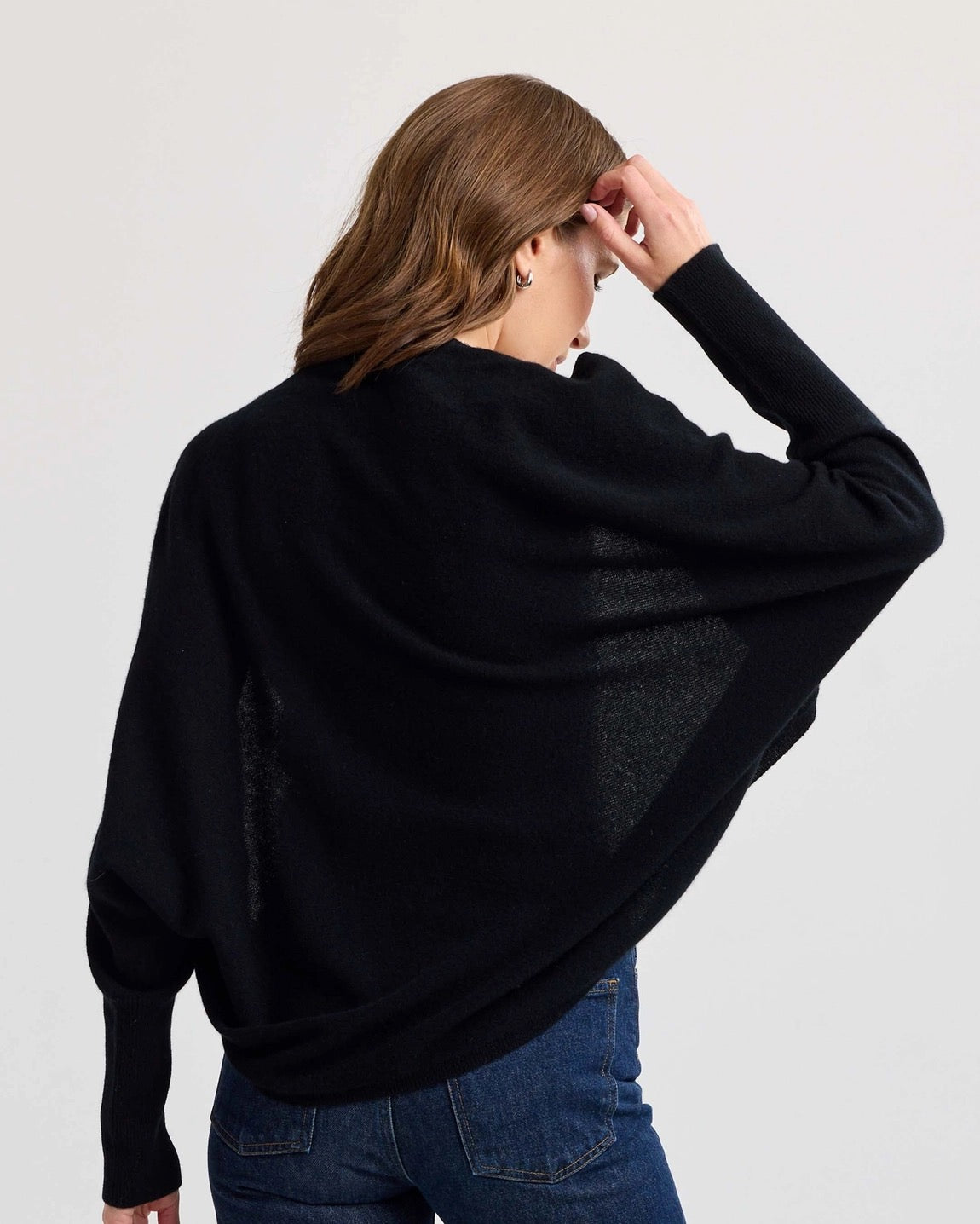 Cashmere Shrug Black