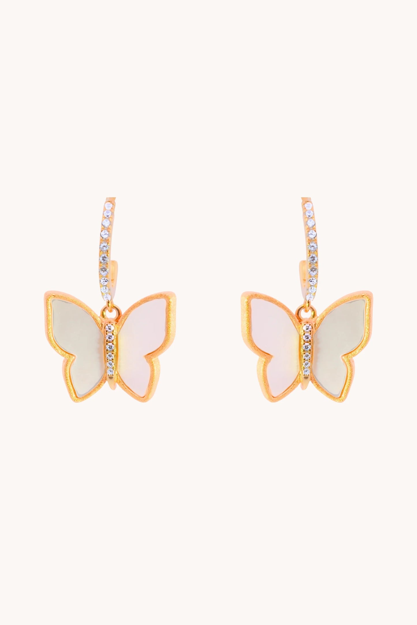 Butterfly Mother of Pearl Earrings