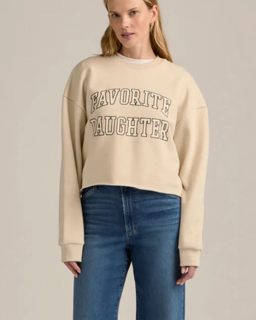 Cropped Collegiate Sweatshirt