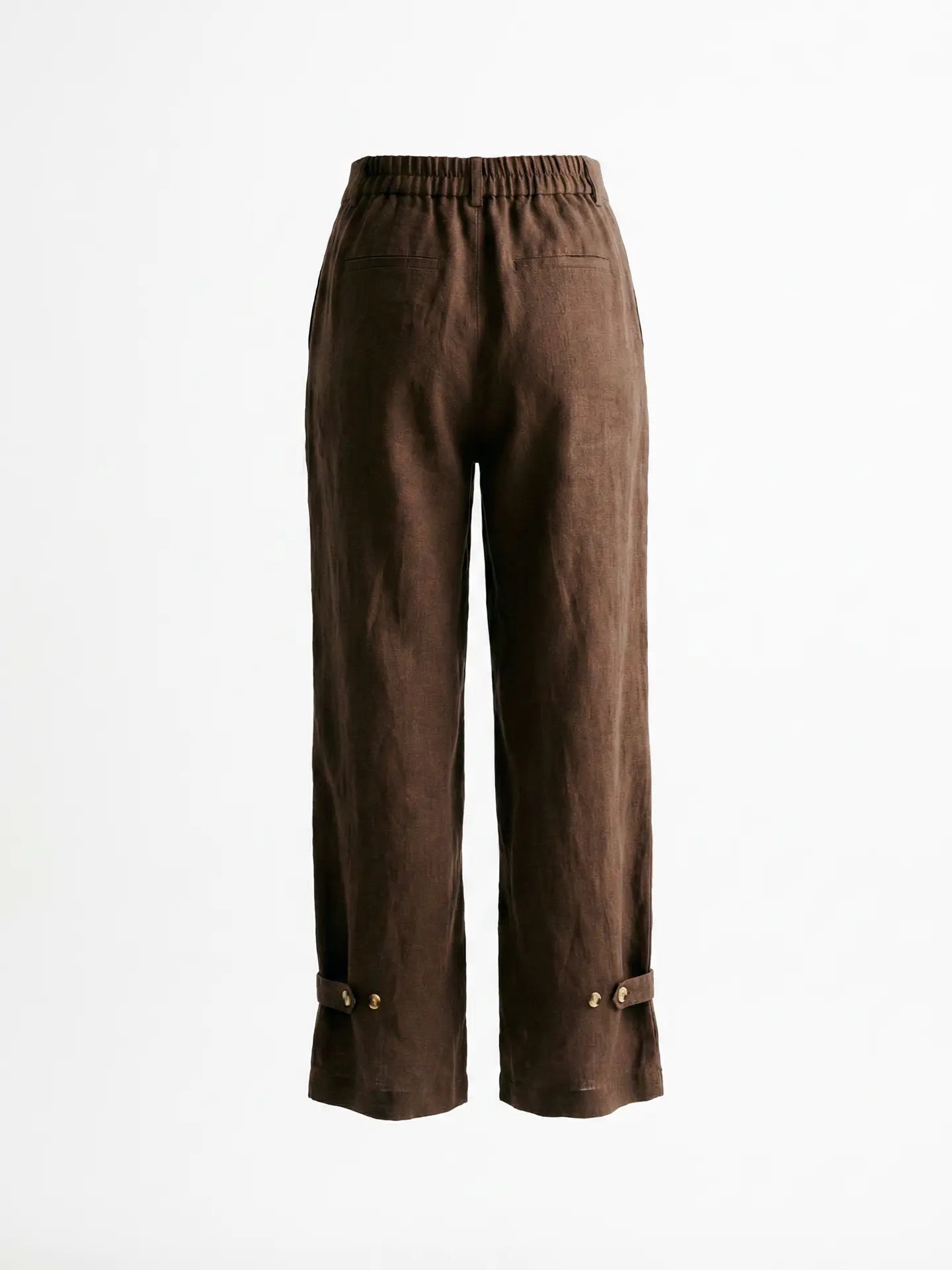 Mocha Linen Trouser
