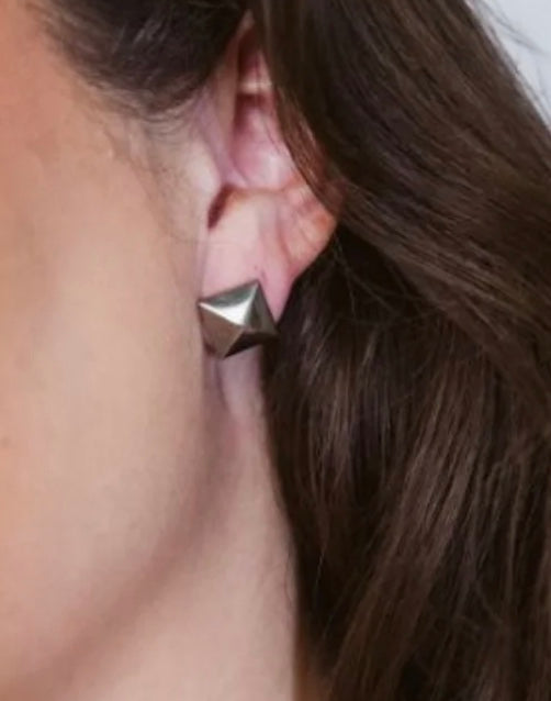 Melrose Studs 12mm Silver