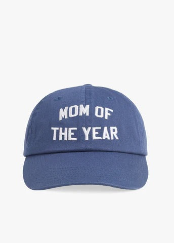 Mom Of Year Baseball Hat Navy