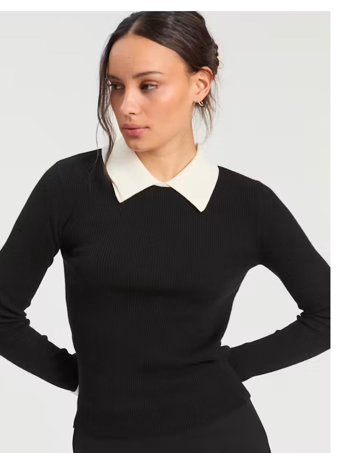 Collared Wool Sweater