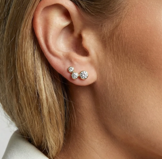 Sardinien Trio Earrings YG