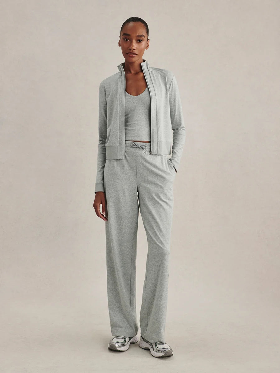 Rufus Cropped Zip-Through Sweat