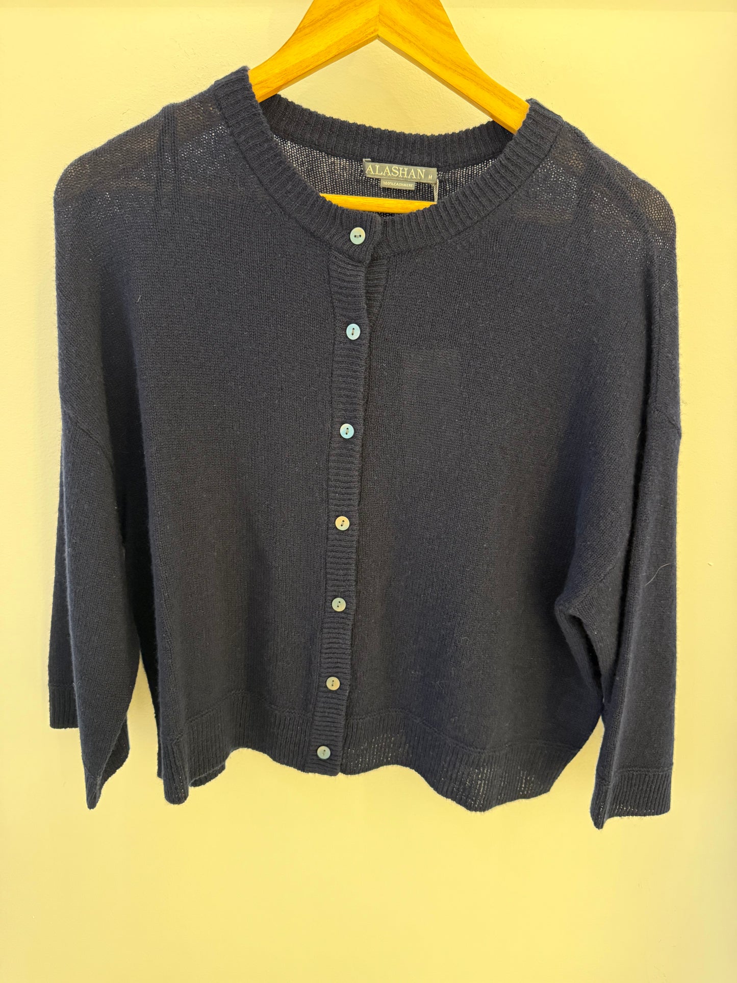 Hillary Button Cardigan Navy