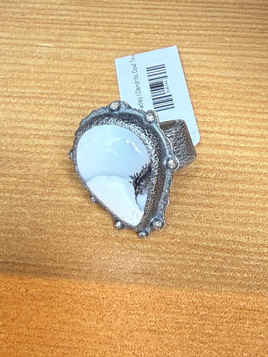 Dendritic Agate Ring 8