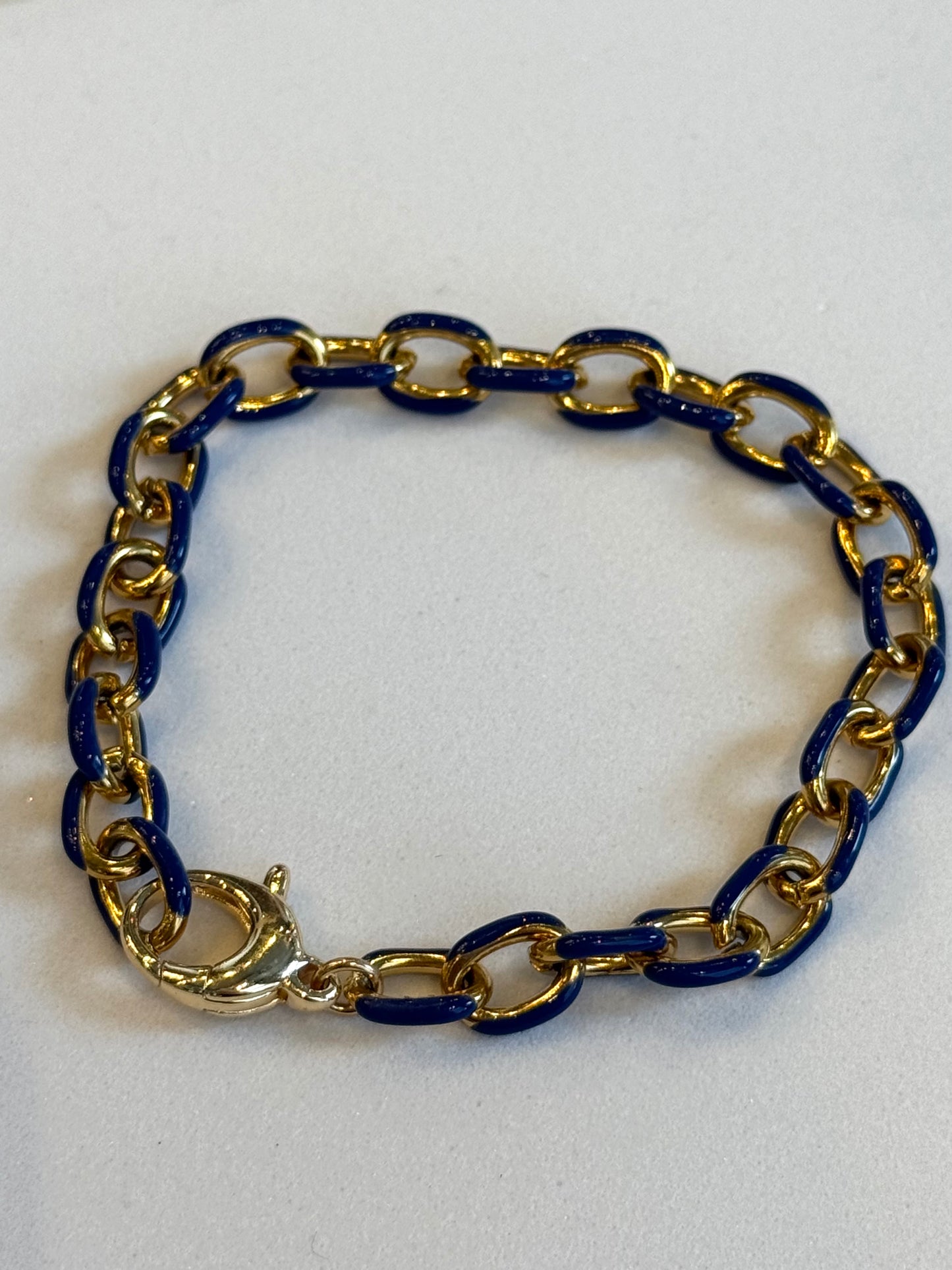 Enameled Bracelet/Navy