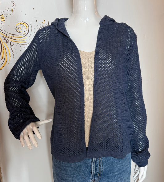 Santorini Knit Jacket Navy