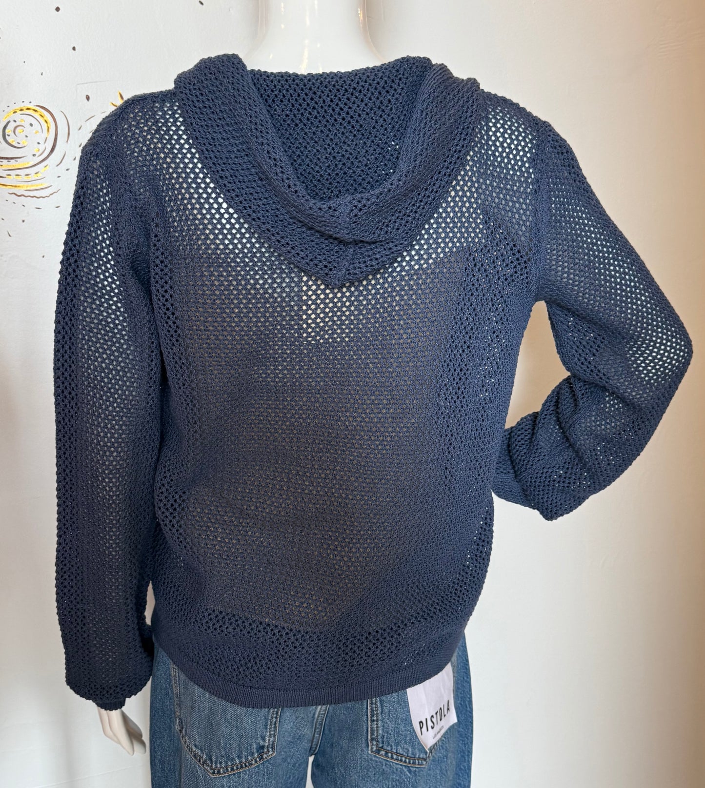 Santorini Knit Jacket Navy