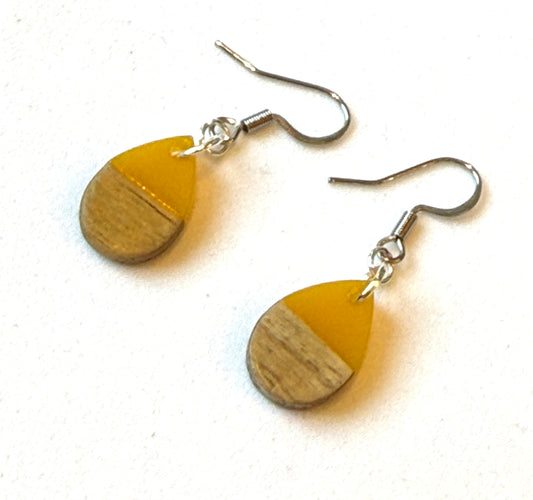 Woodland Drop Earrings Yellow