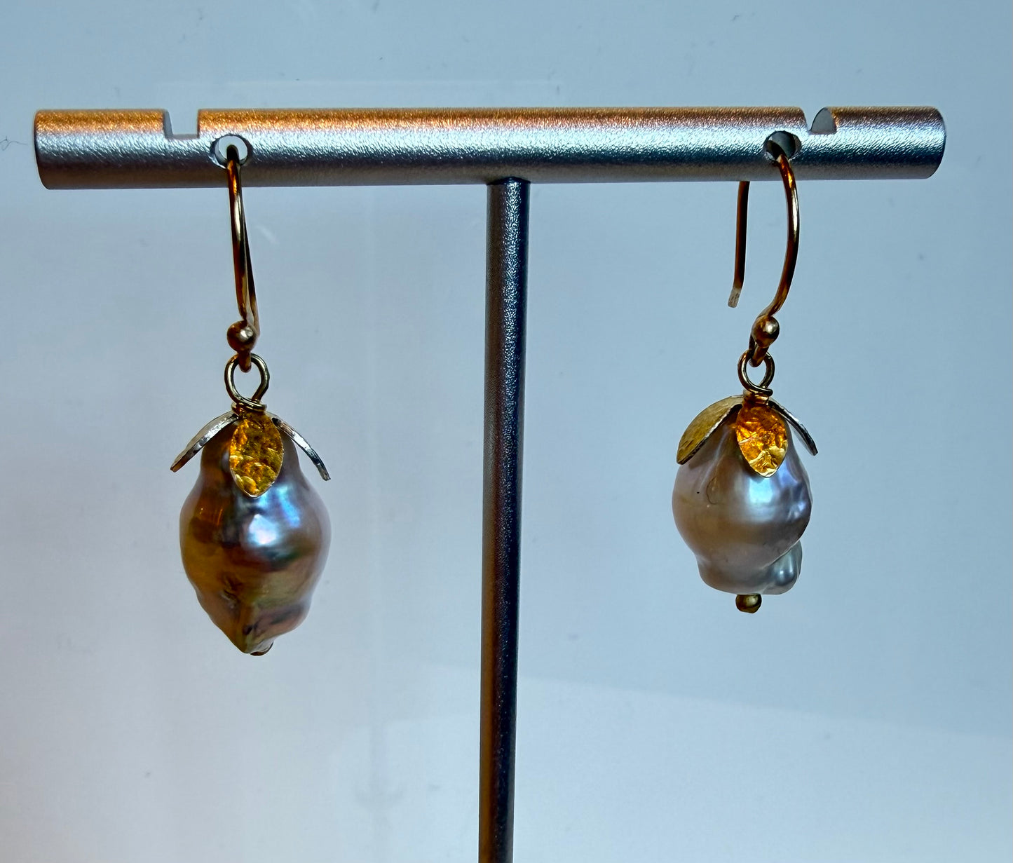 Pearl Flower Earrings