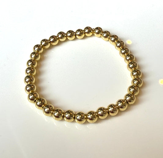 Gold Beaded Bracelet