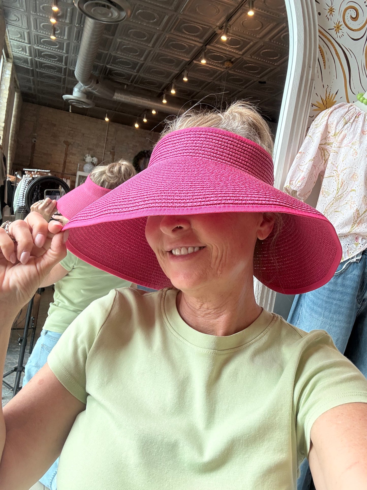 Packable Visor Pink