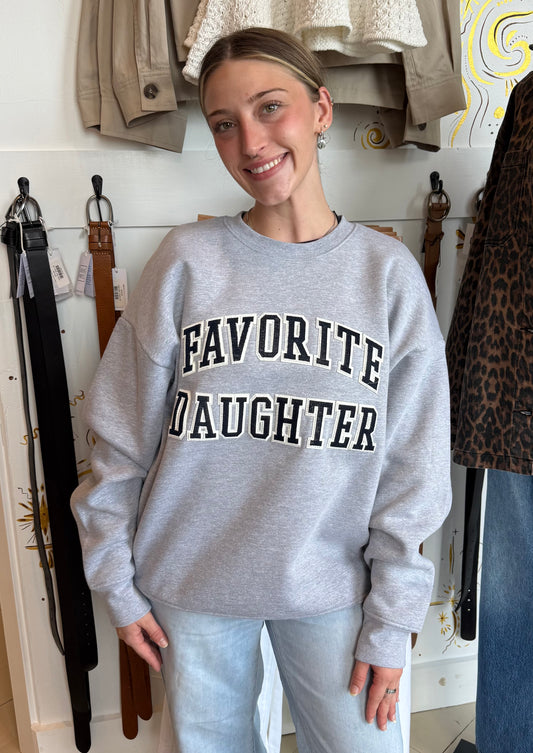 Embroidered Collegiate Sweatshirt