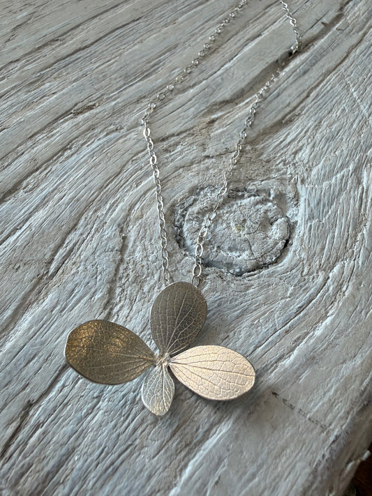 Hydrangea Impressions Necklace