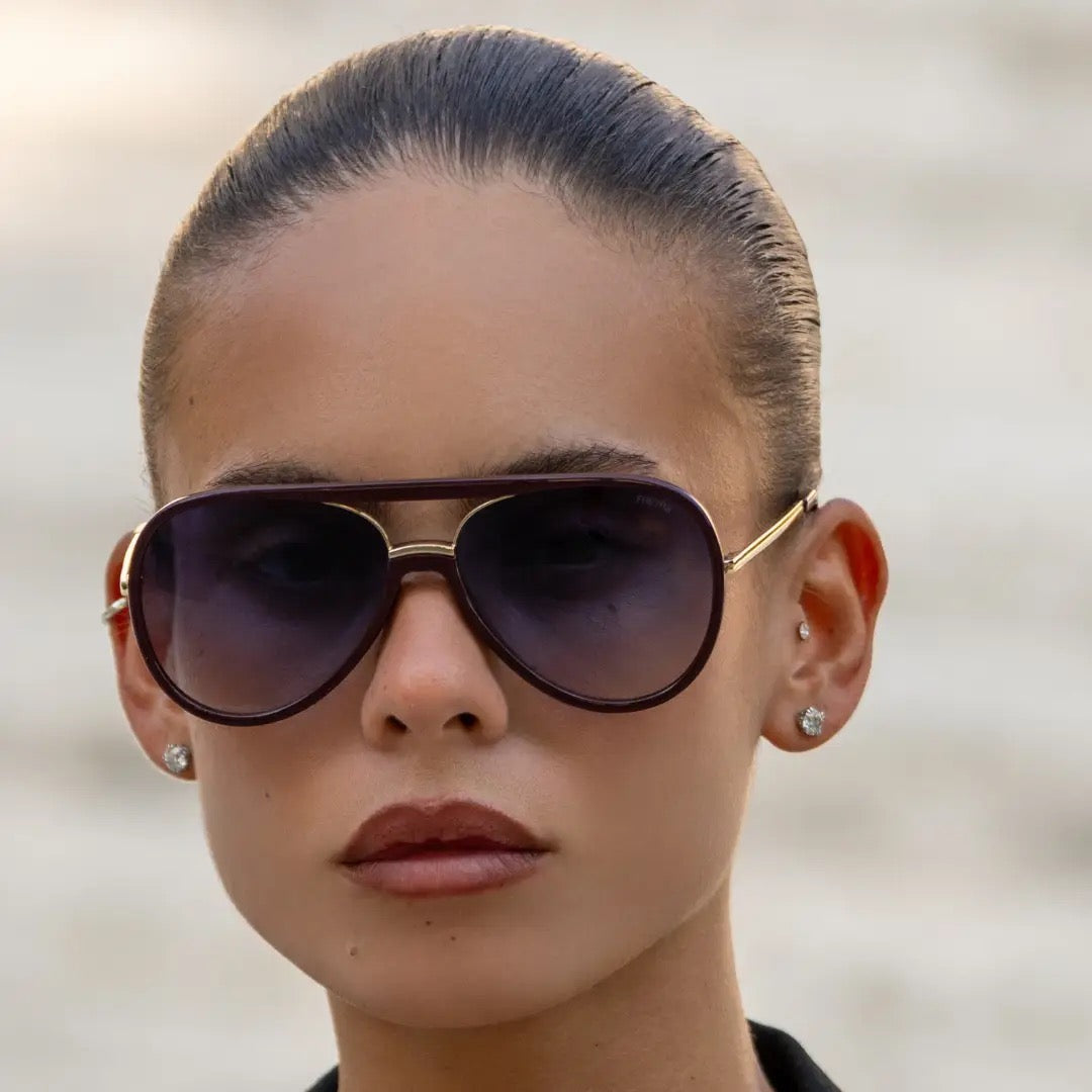 Shay Aviator Burgundy