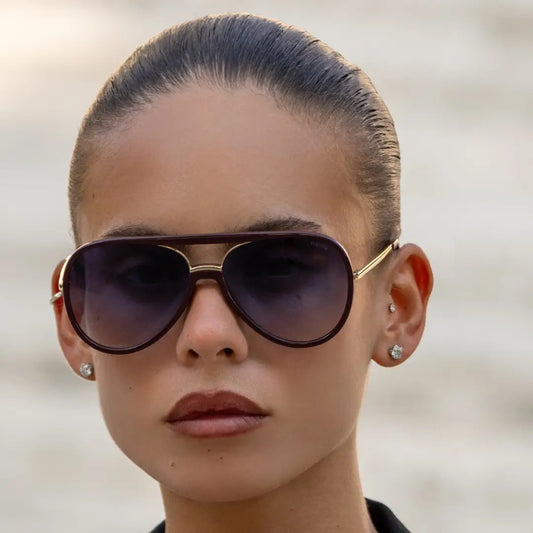 Shay Aviator Burgundy