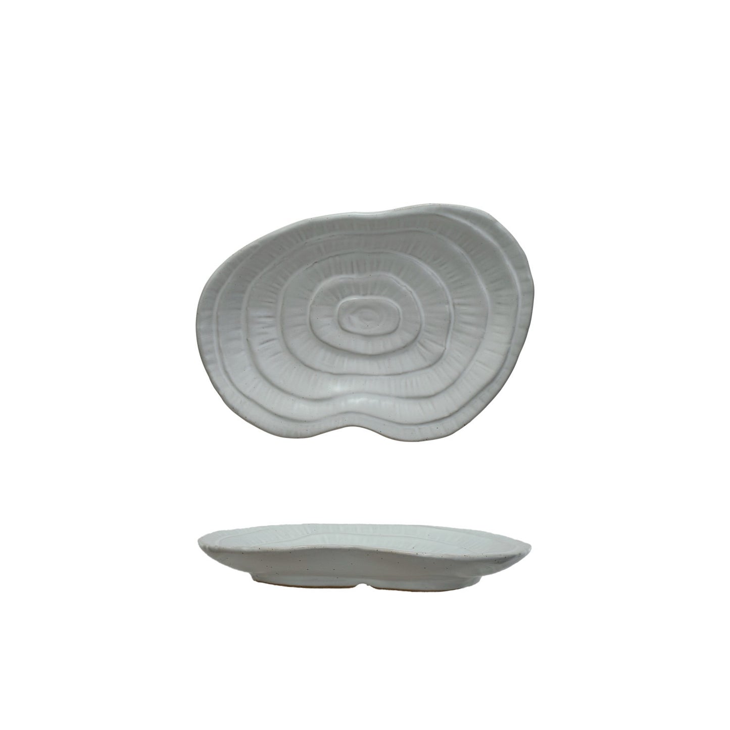 wood slice shaped soap dish