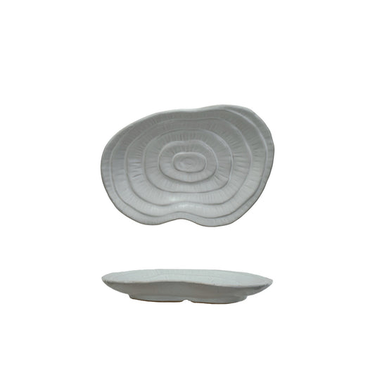 wood slice shaped soap dish