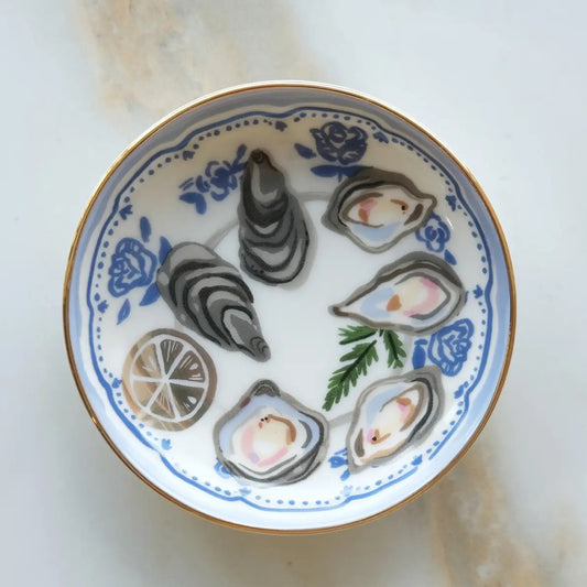 Oyster Porcelaine Dish