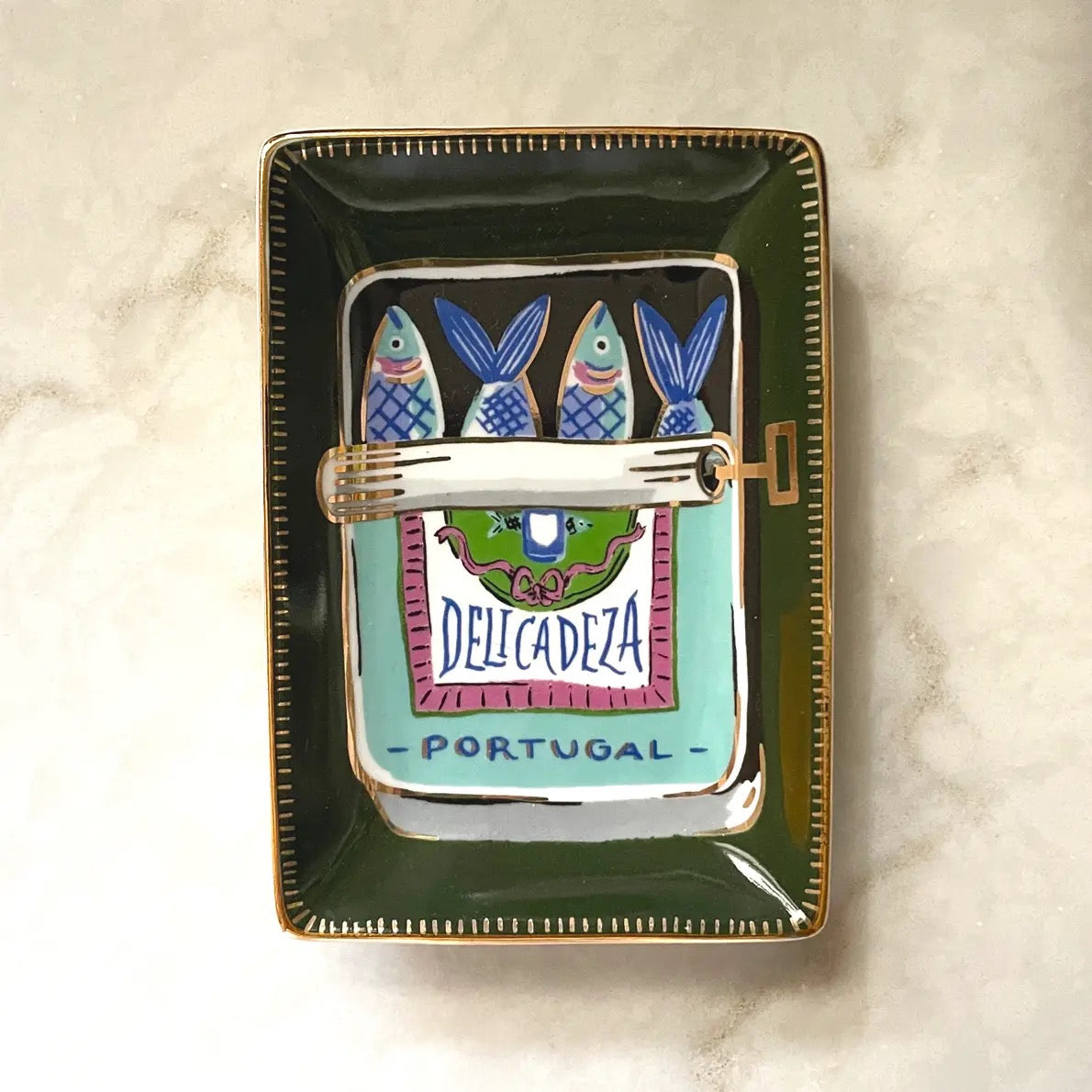 Porcelaine Sardine Dish