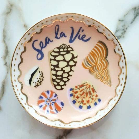 Sea La Vie Porcelaine Plate