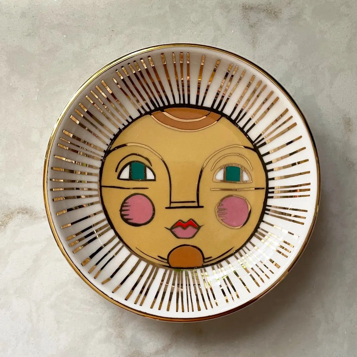 Sun Porcelaine Dish